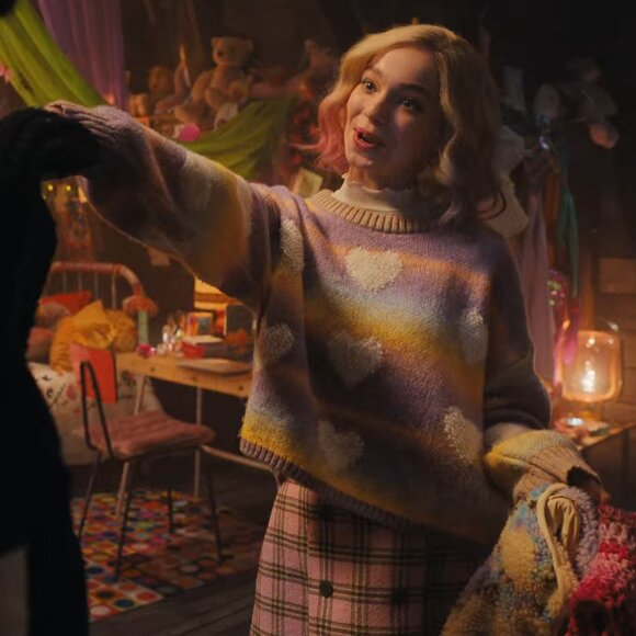 NWT Maje Jalisa Pink Checked Wool Mini Skirt ASO Enid Sinclair - Picture 12 of 12